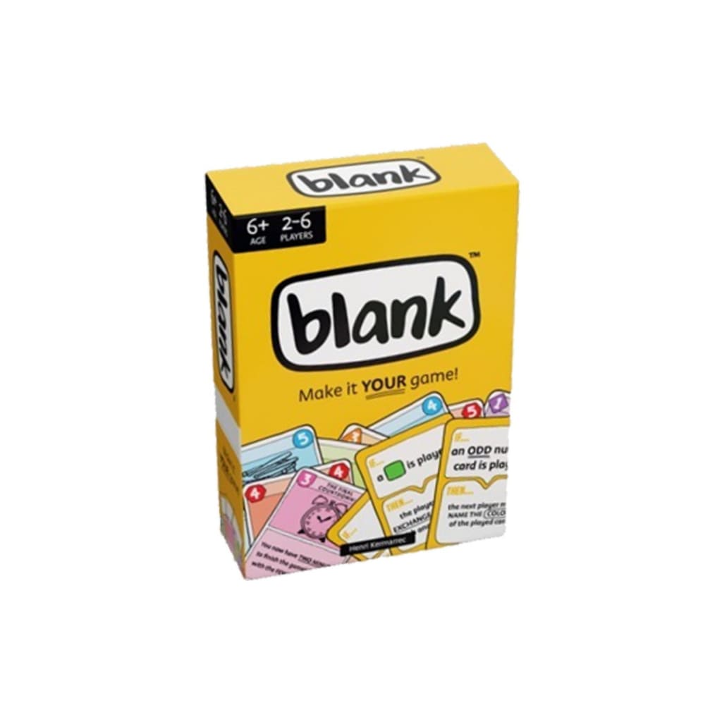Blank The Board Game - Games
