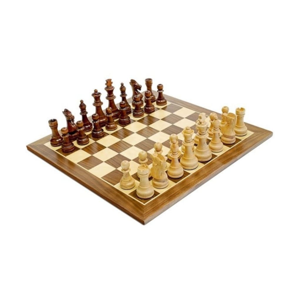 Chess Set 15’’ Walnut 3.75’’ King - Board Games