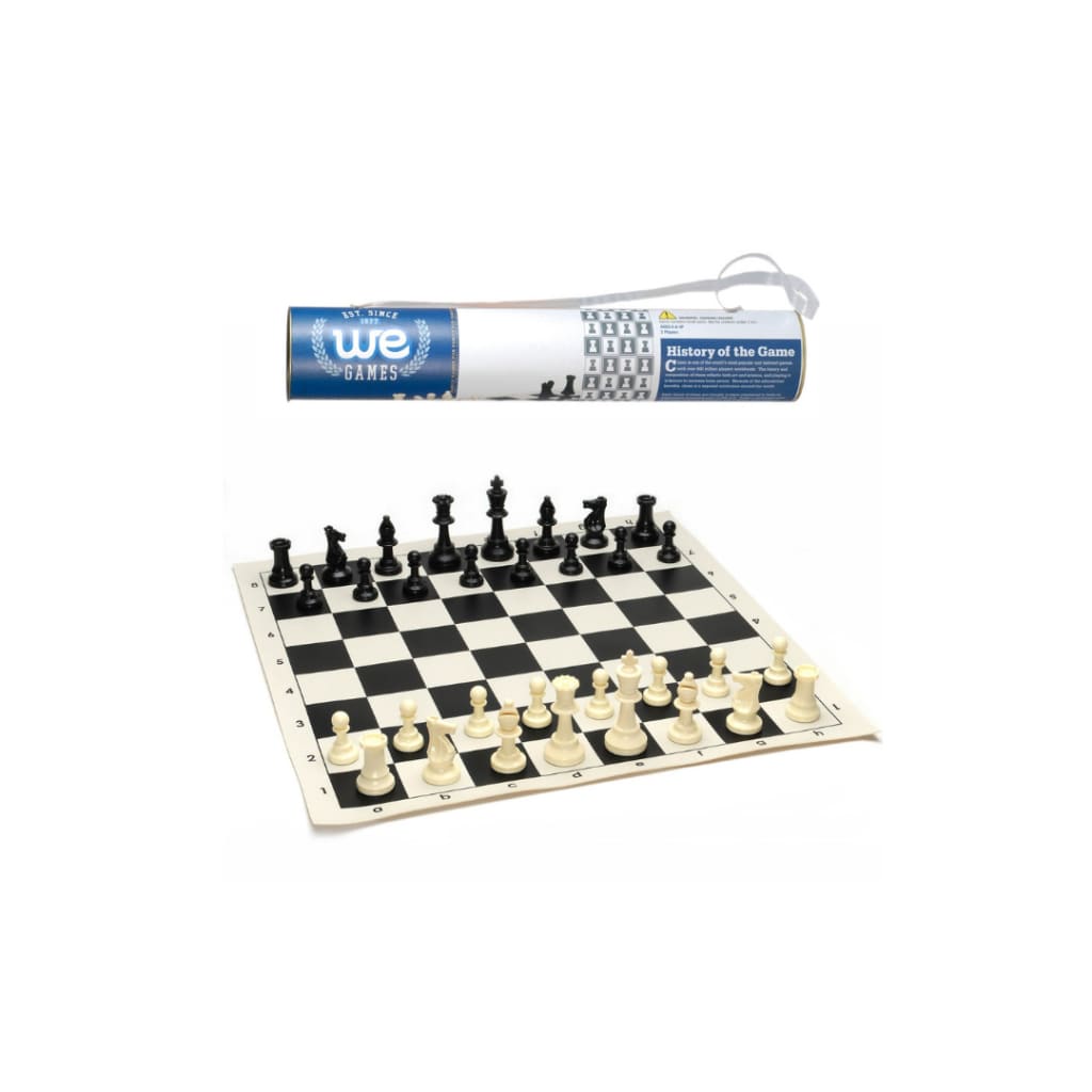 We Chess Set Rollup 17’’ Vinyl W/ Handle