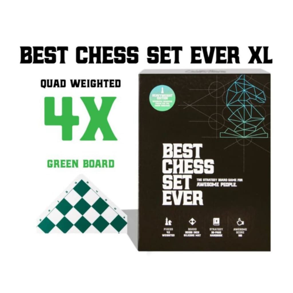 Best Chess Set Ever XL (Green) - Board Games