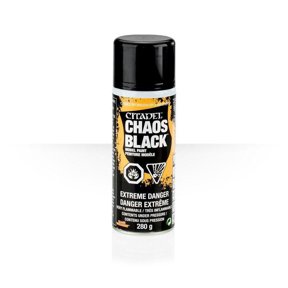 Citadel Spray - Chaos Black - Paint