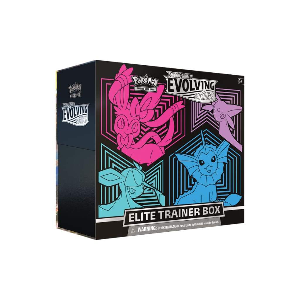 (Damaged) Pokémon Evolving Skies Elite Trainer Box Random