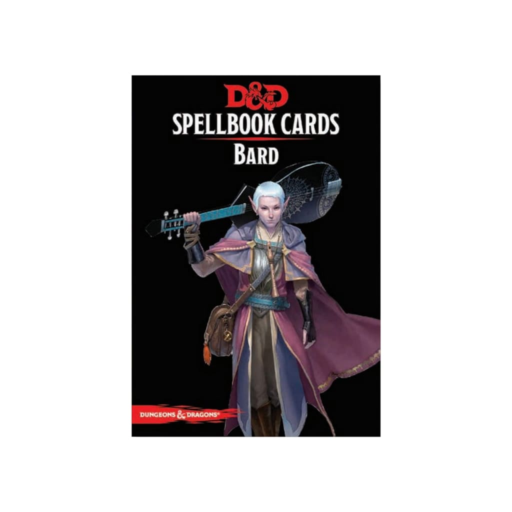 D&d Spellbook Cards Bard Deck - Role Playing Game