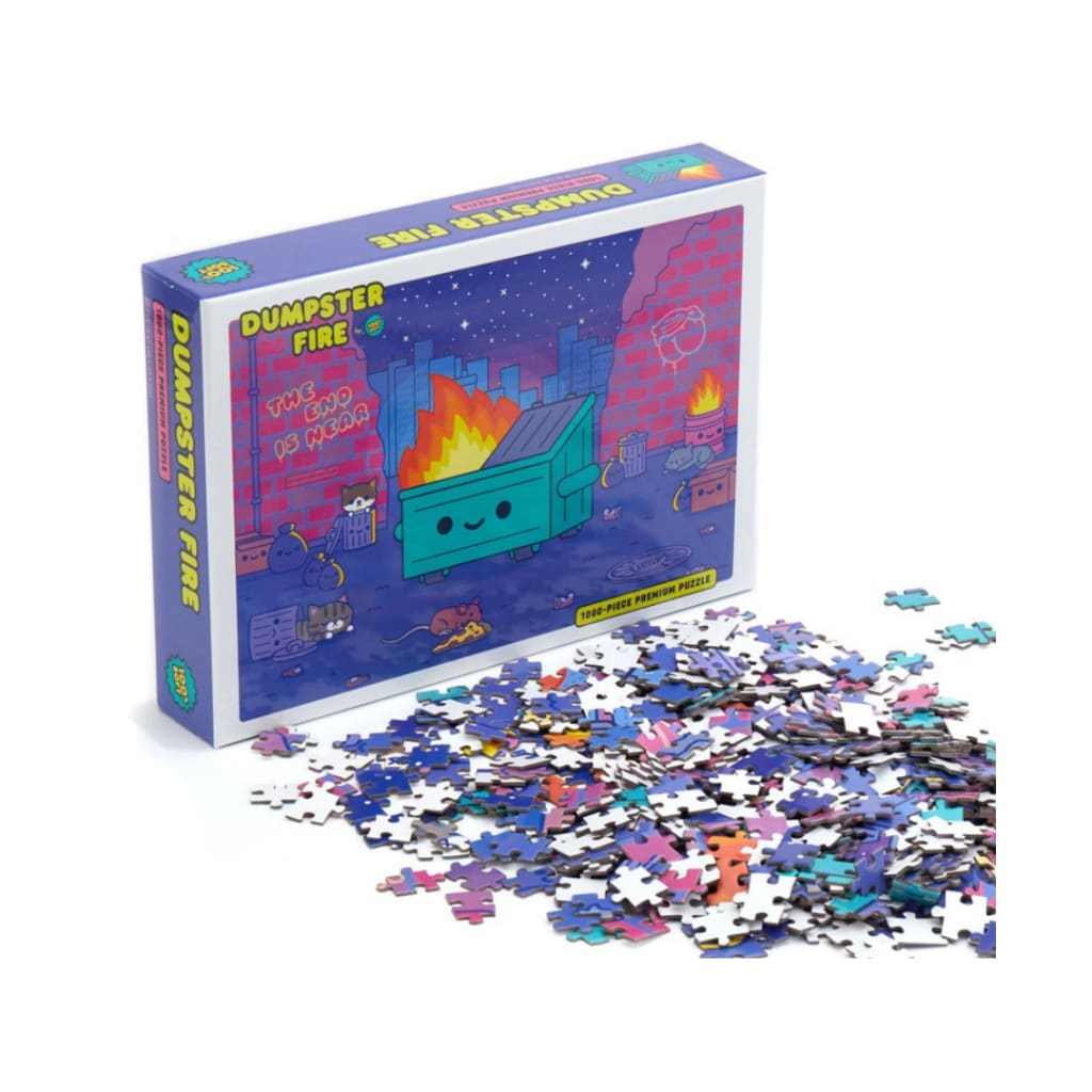 Dumpster Fire 1000-Piece Puzzle - Puzzles
