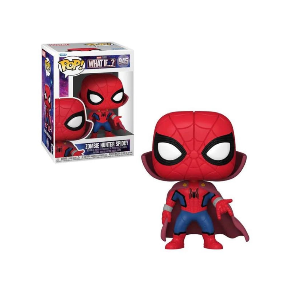FUNKO POP! MARVEL WHAT IF ZOMBIE HUNTER SPIDEY #945