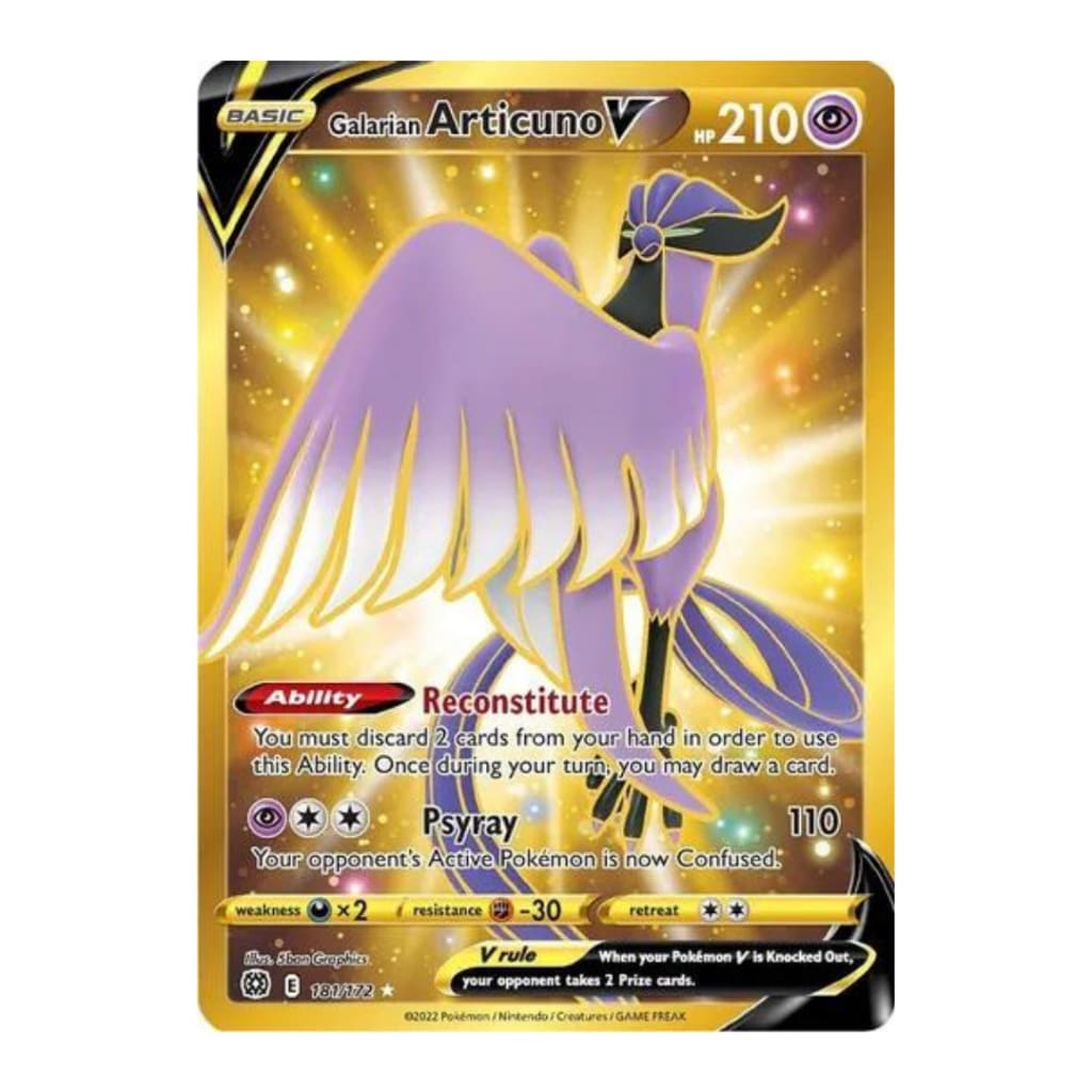 Galarian Articuno V (Secret) SWSH09: Brilliant Stars