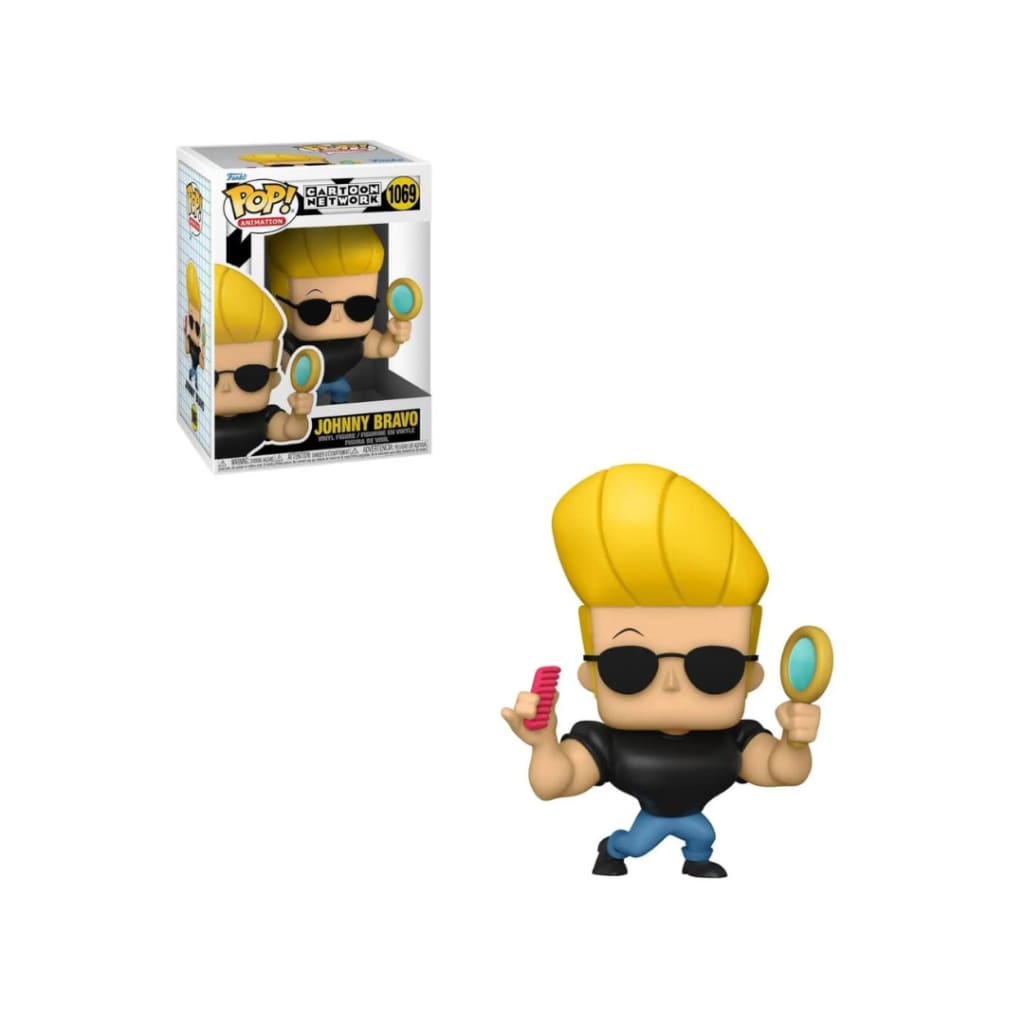Johnny Bravo with Mirror and Comb Funko Pop! Vinyl - Toys