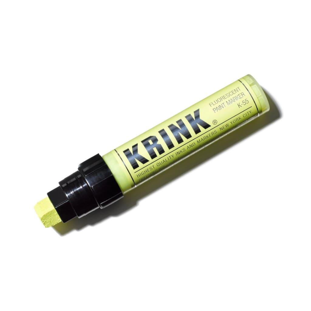 Krink K-55 Acrylic Paint Marker - Fluorescent Yellow