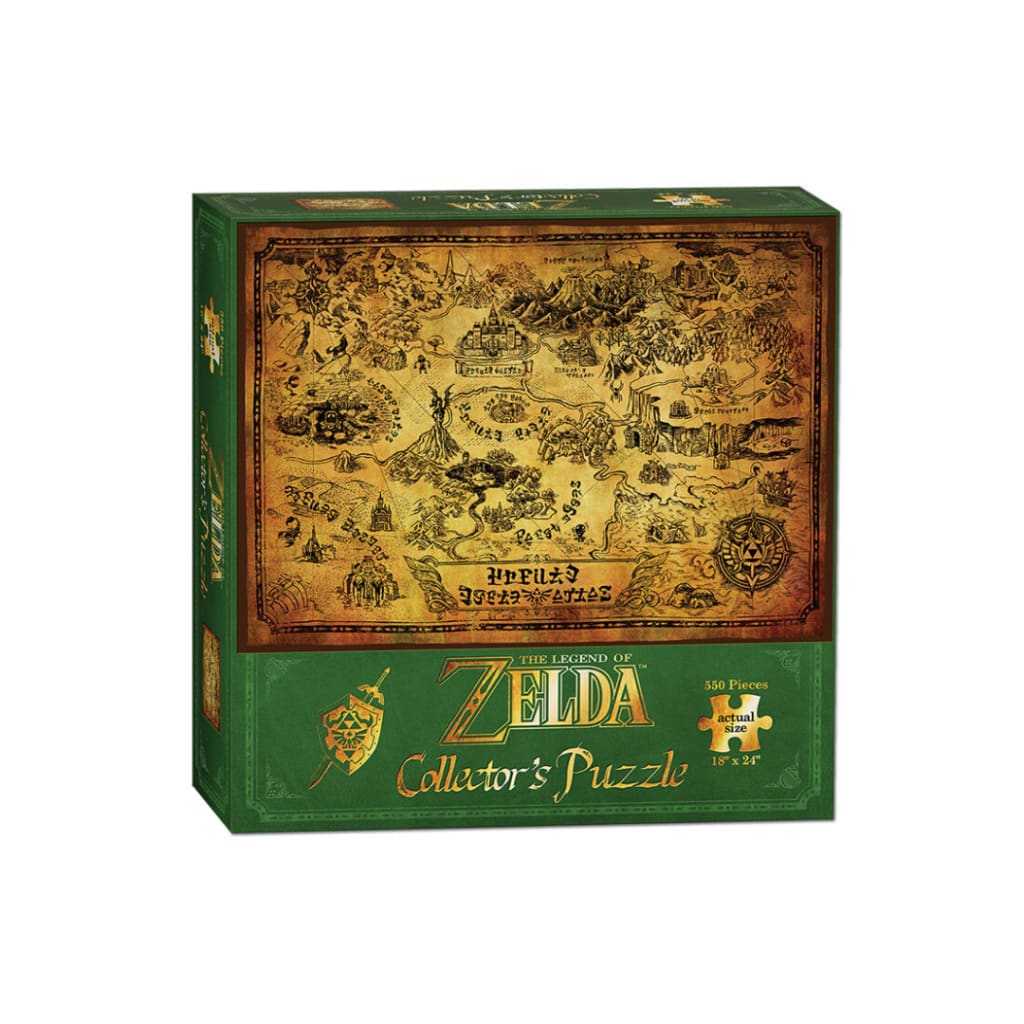 The Legend of Zelda 550 Piece Hyrule Map Puzzle - Board