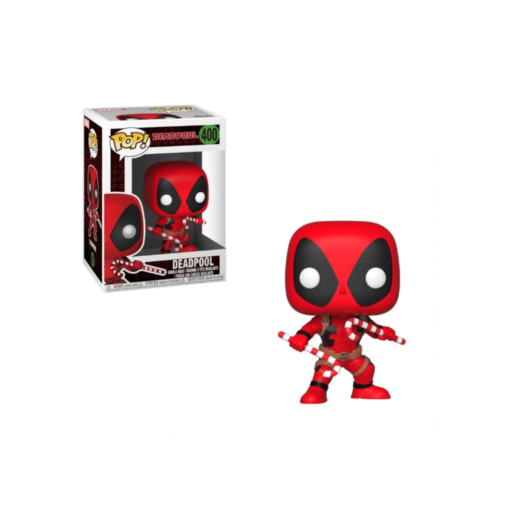 Marvel Holiday - Deadpool with Candy Canes Funko Pop! Vinyl