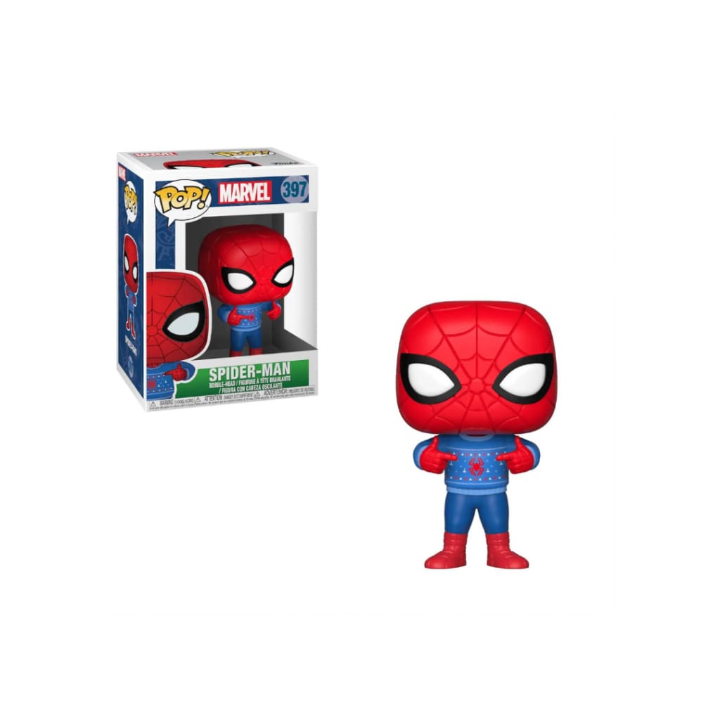 Marvel Holiday - Spider-Man with Ugly Sweater Funko Pop!