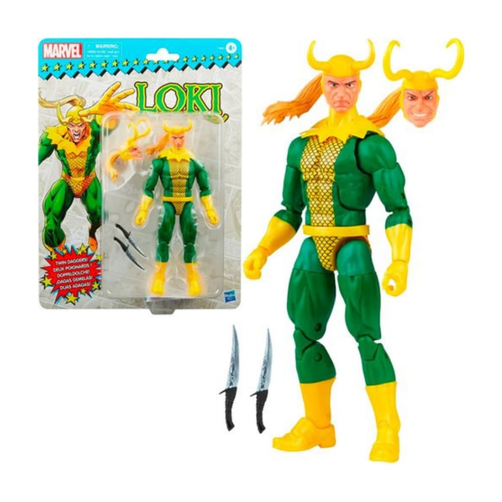 Marvel Legends Retro Loki 6-Inch Action Figure