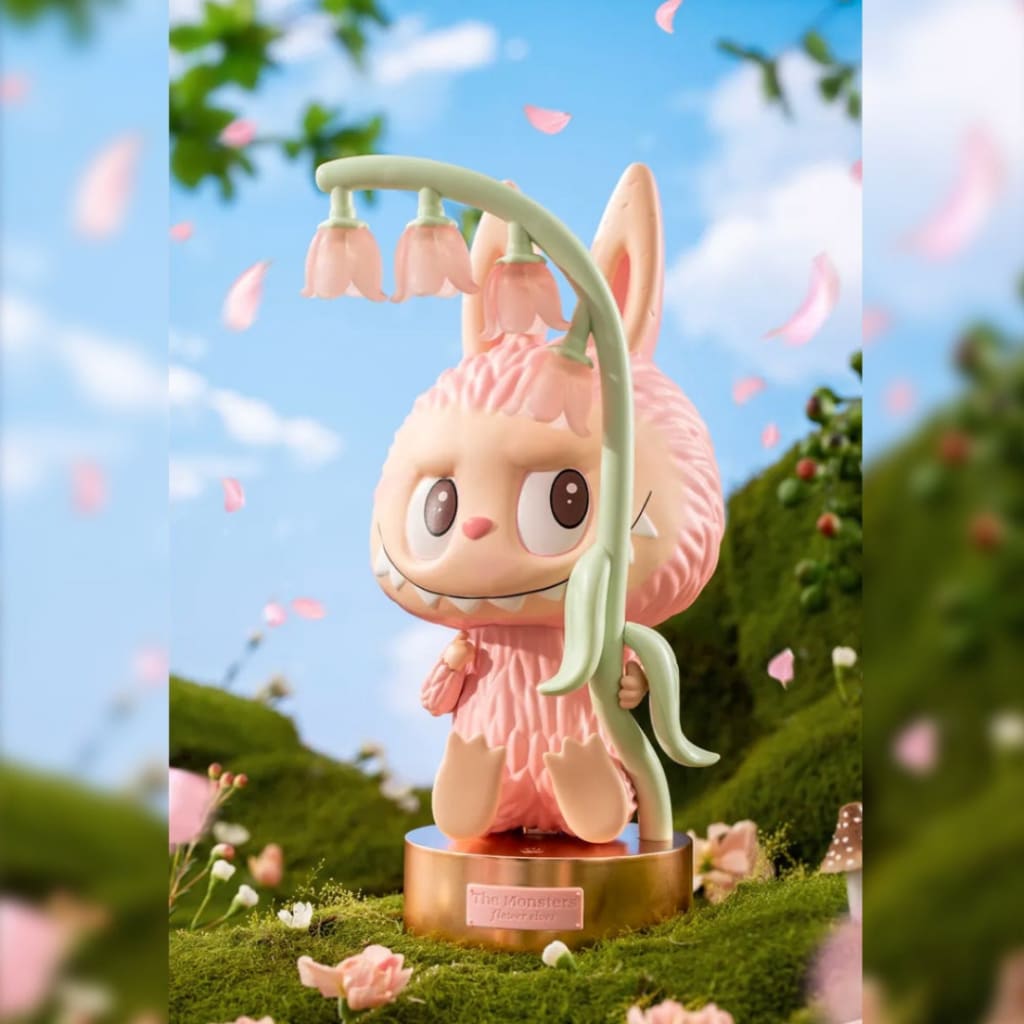 The Monsters Labubu Flower Lamp Unending Love Art Toy