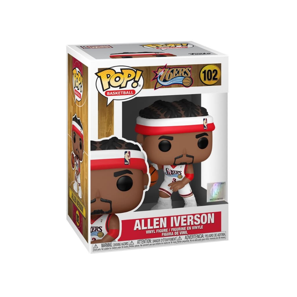 NBA Legends Philadelphia Sixers Allen Iverson Funko Pop!
