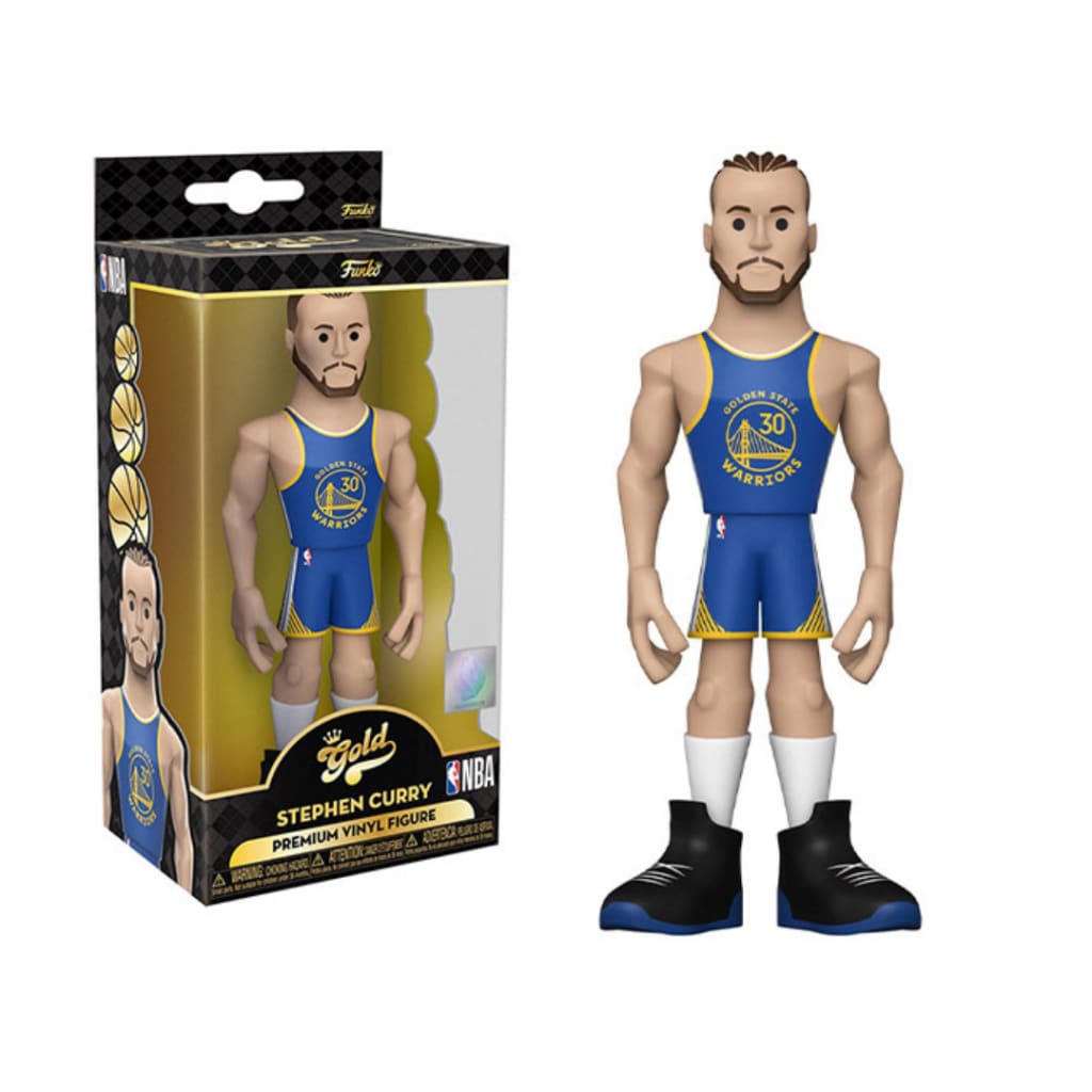 NBA: Warriors Gold Stephen Curry 5-Inch Premium Vinyl