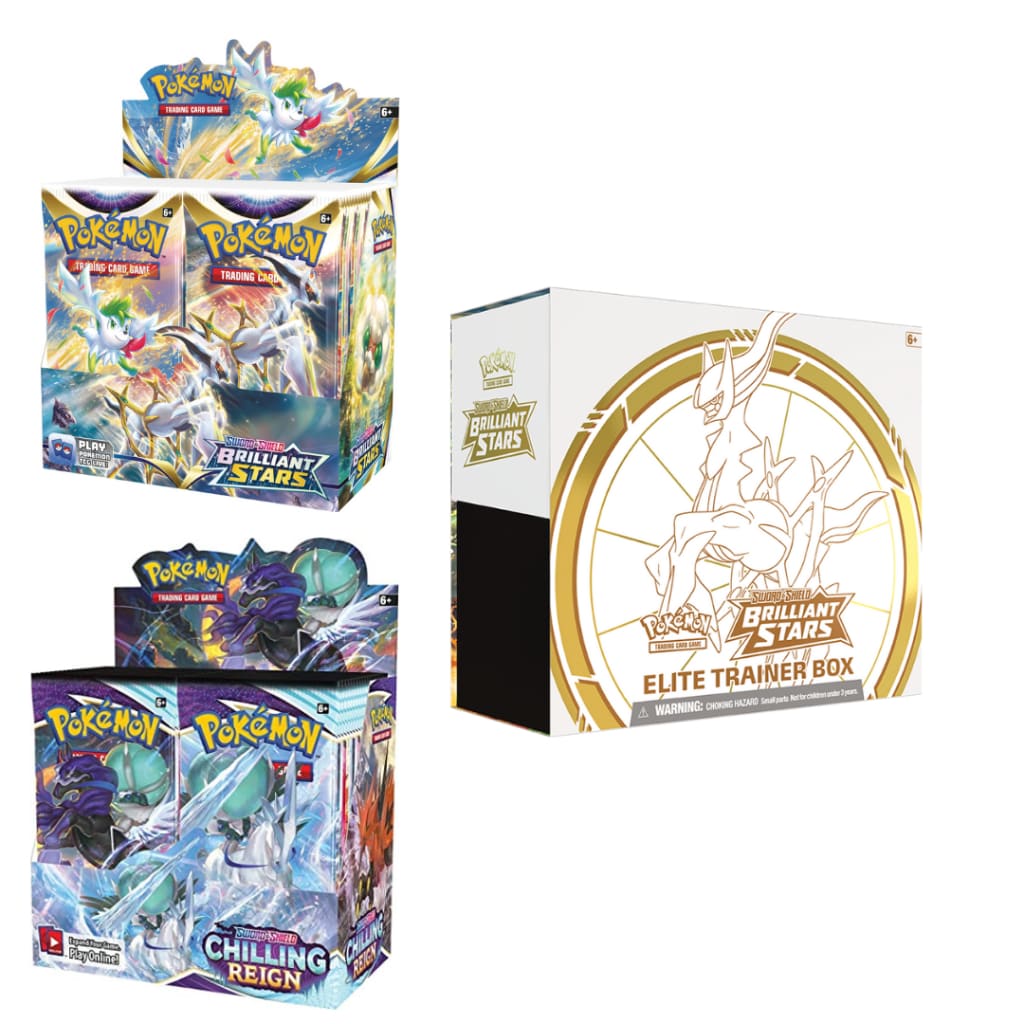 Pokemon Chilling Reign + Brilliant Stars Bundle