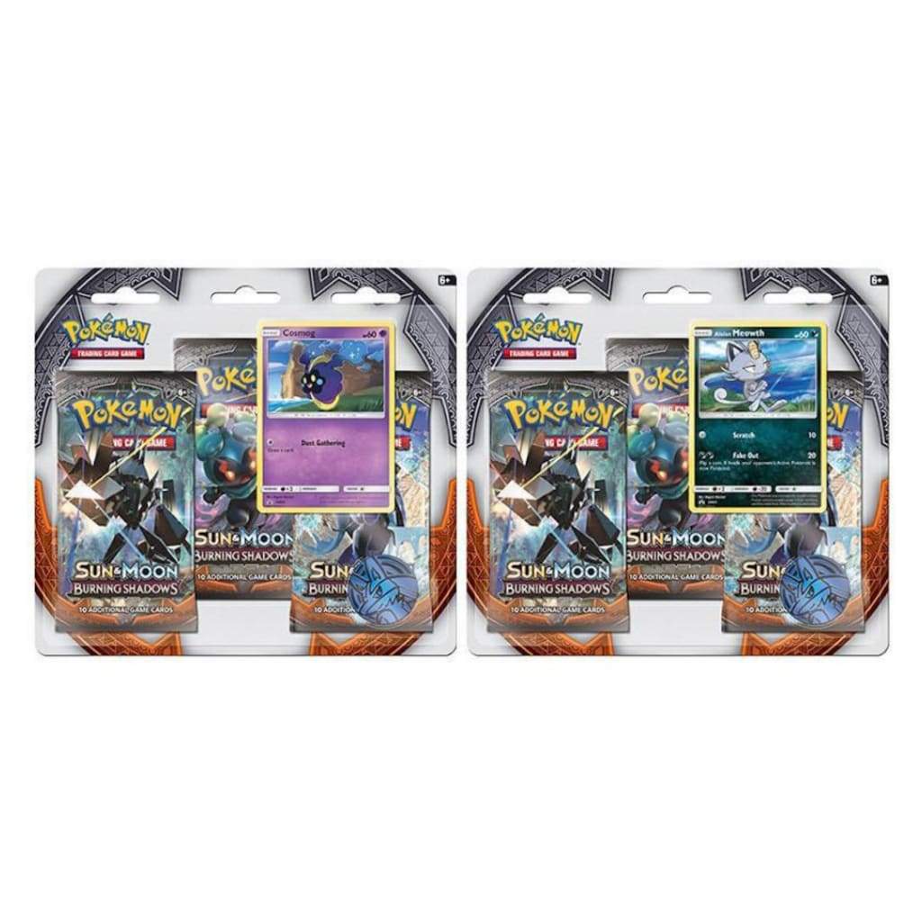Pokemon Sun & Moon Burning Shadows 3-pack Booster - Blister