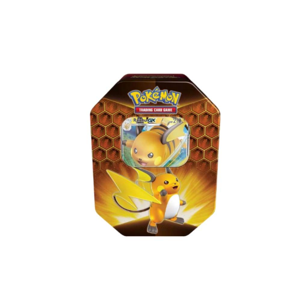 Pokemon Tcg: Hidden Fates - Raichu Gx Tin