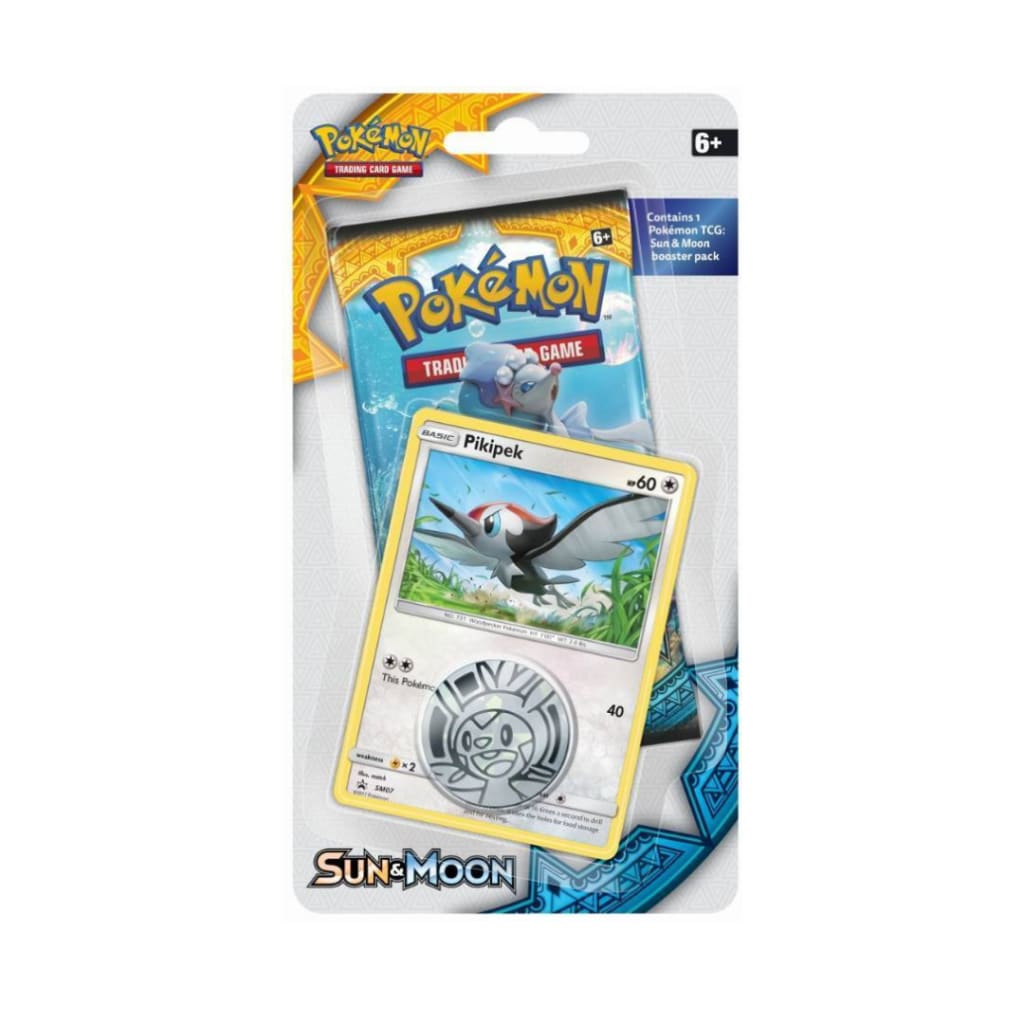 Pokemon TCG Sun And Moon Checklane - Pikipek - Blister Pack