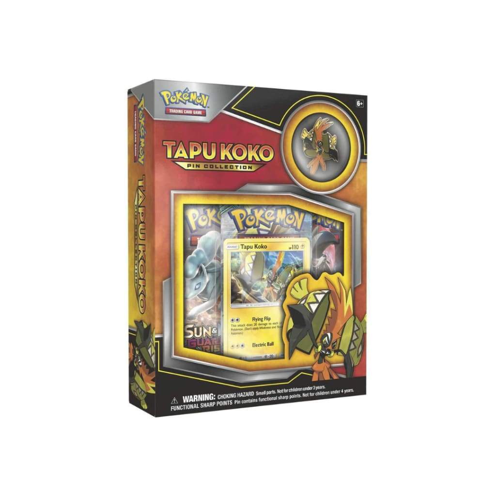 Pokemon TCG Tapu Koko Pin Box - Collection