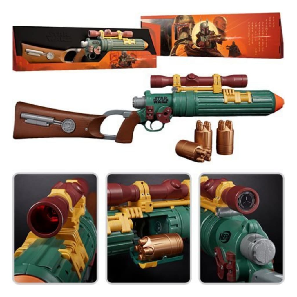 Nerf LMTD Star Wars Boba Fett’s EE-3 Blaster The Book