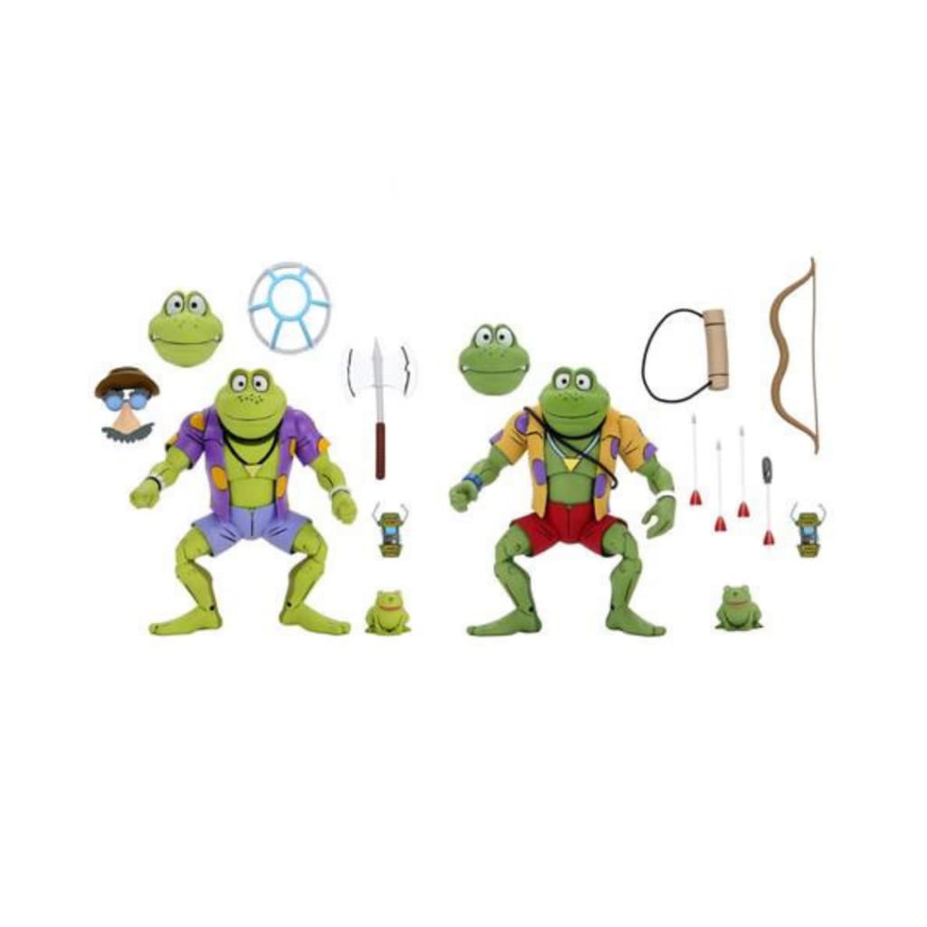 TMNT Cartoon 2PK Genghis And Rasputin Frog 7’’ - Toy