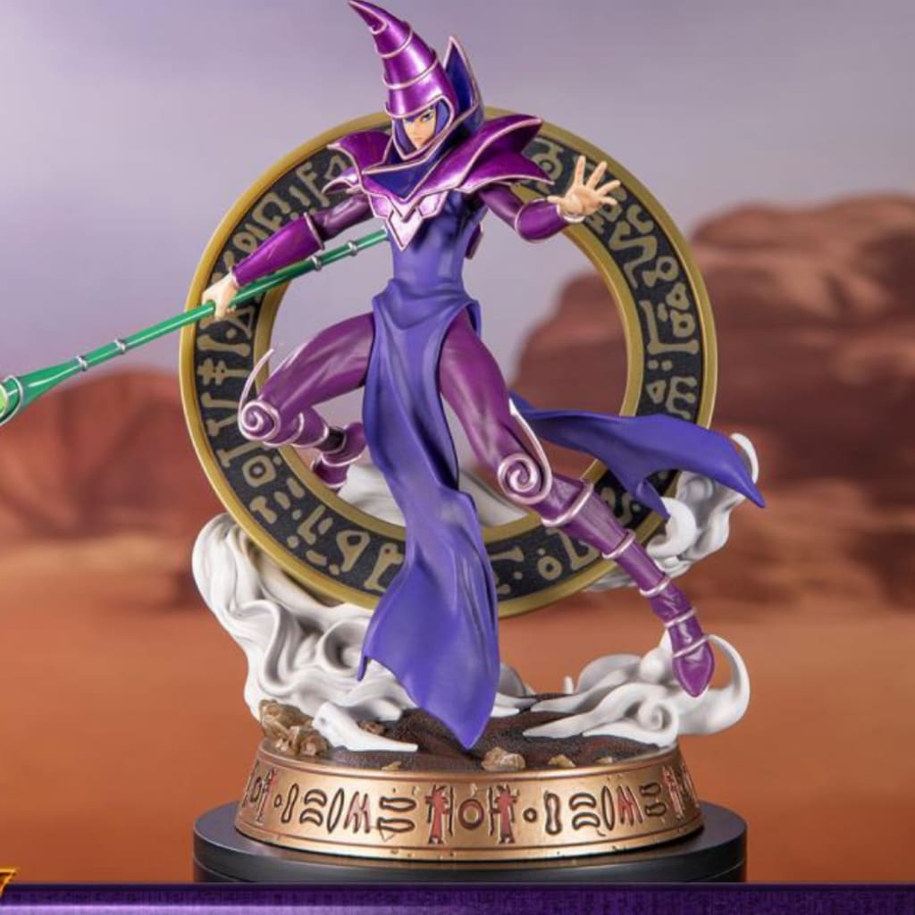 Yugioh Dark Magician PVC Purple Statue 12’’ - Sculptures &