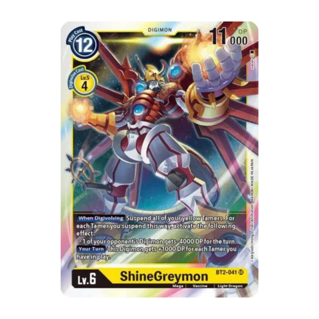 ShineGreymon Release Special Booster