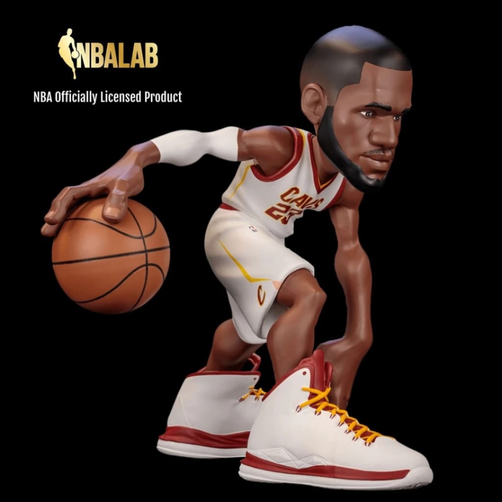Small-Stars NBA 12’’ Lebron James 17-18 Cavs White - Toys