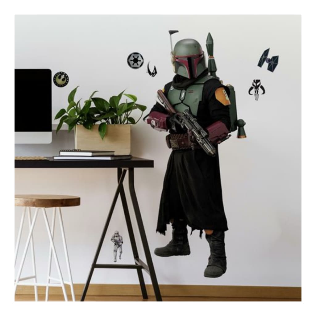 Star Wars: The Mandalorian Boba Fett Peel and Stick Giant