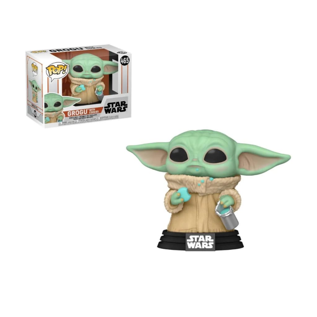 Star Wars The Mandalorian Child with Cookie Funko Pop!