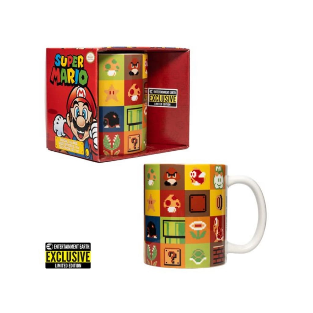 Super Mario Bros. Items and Enemies 11 oz. Mug