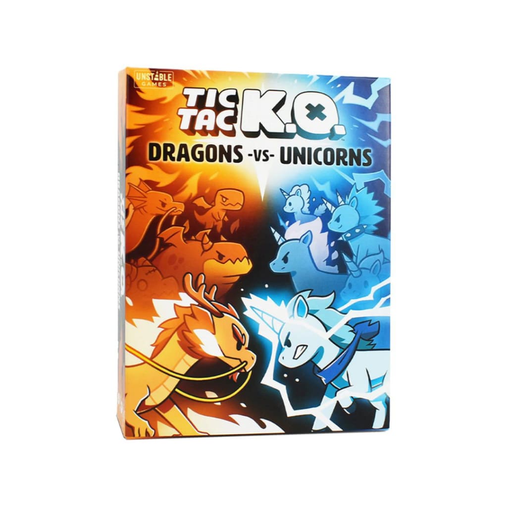 Tic Tac K.O.: Dragons vs Unicorns - Board Games