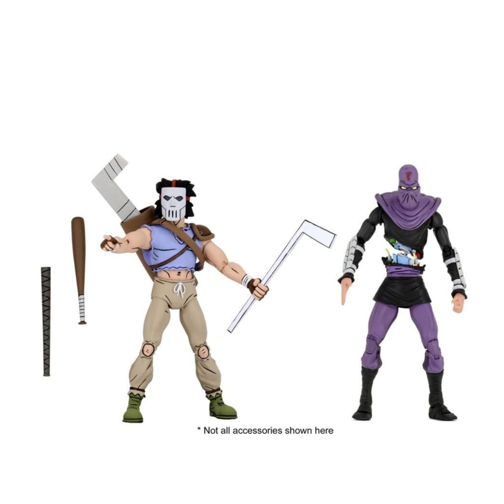 Tmnt - Casey Jones and Foot Soldier 7’’ Action Figure