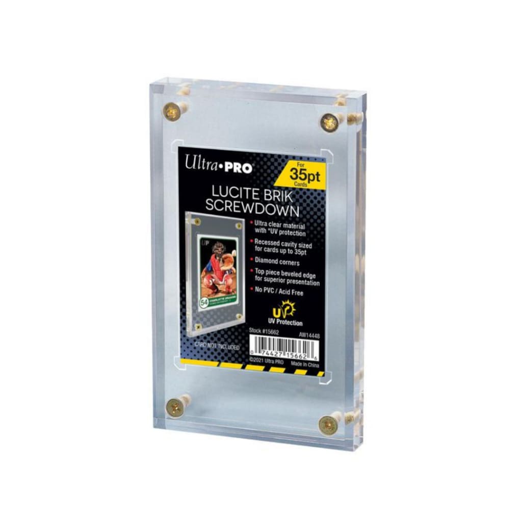 Ultra Pro 3x5 Lucite Brik UV Screwdown 35PT - Sleeves