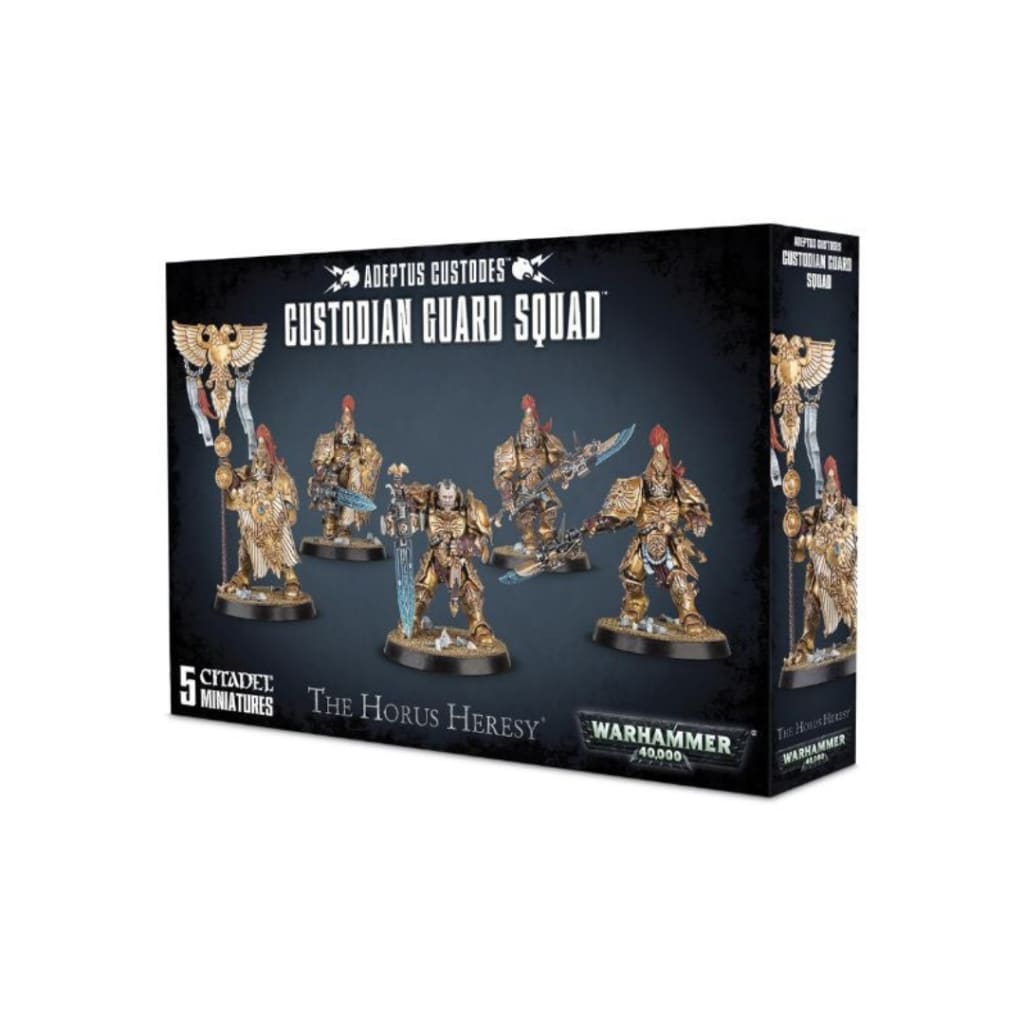 WARHAMMER 40,000 - ADEPTUS CUSTODES - CUSTODIAN GUARD SQUAD