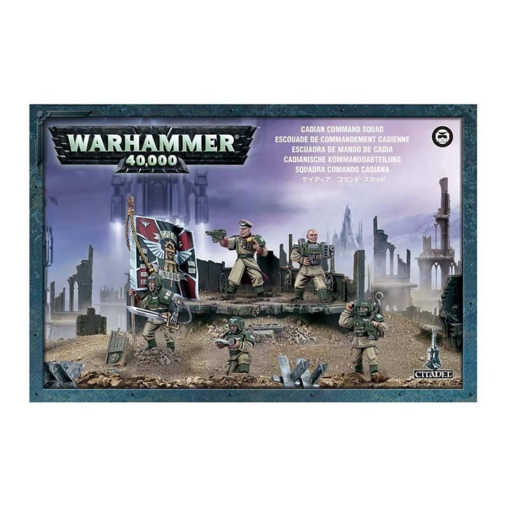WARHAMMER 40,000 - ASTRA MILITARUM - CADIAN COMMAND SQUAD