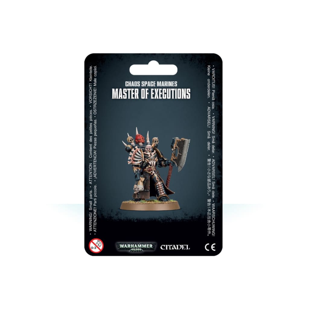 WARHAMMER 40,000 - CHAOS SPACE MARINES - MASTER
