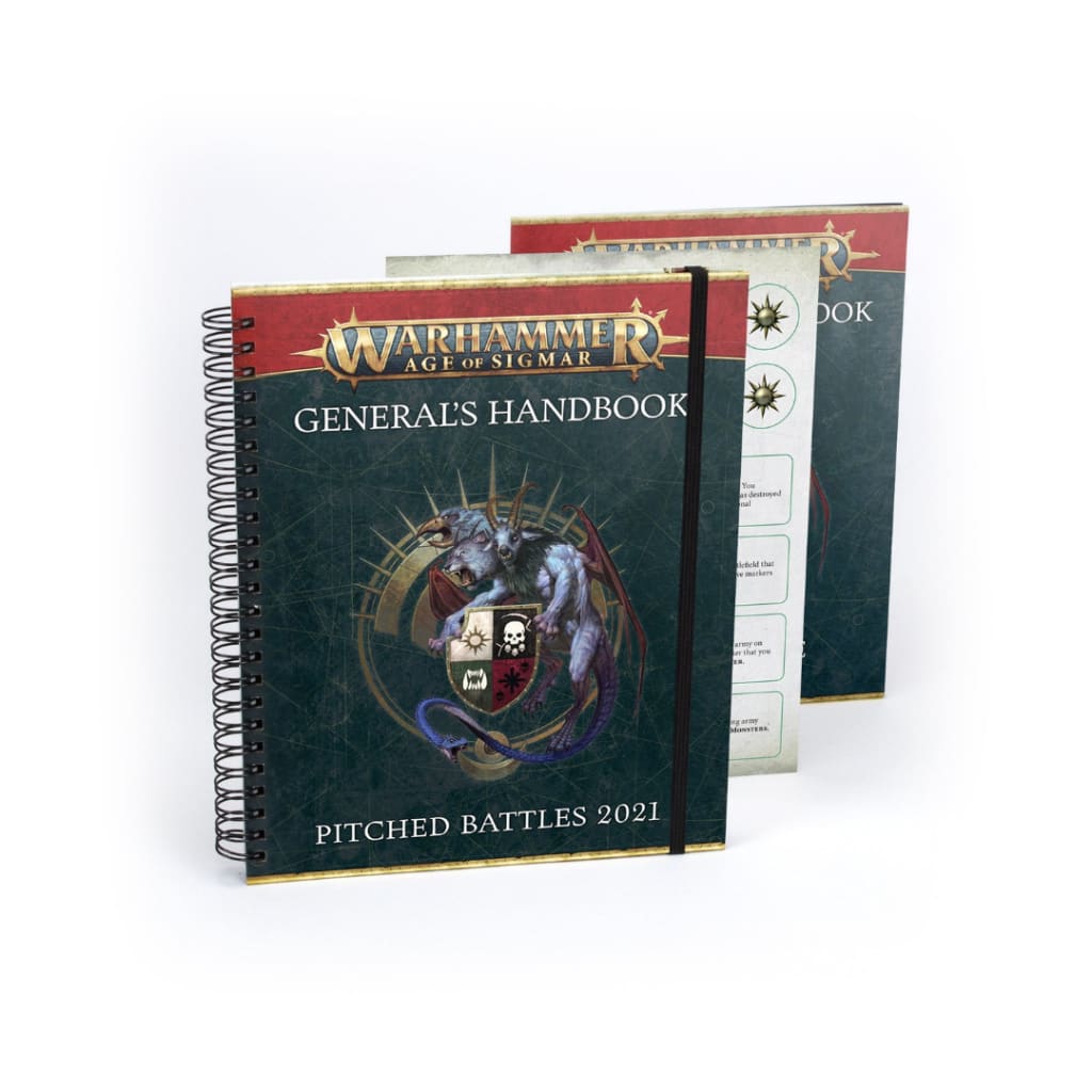 WARHAMMER - AGE OF SIGMAR - GENERAL’S HANDBOOK PITCHED