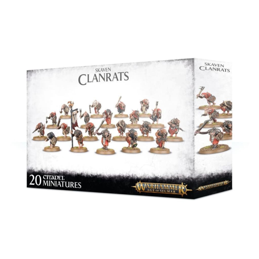 WARHAMMER - AGE OF SIGMAR - SKAVEN - CLANRATS