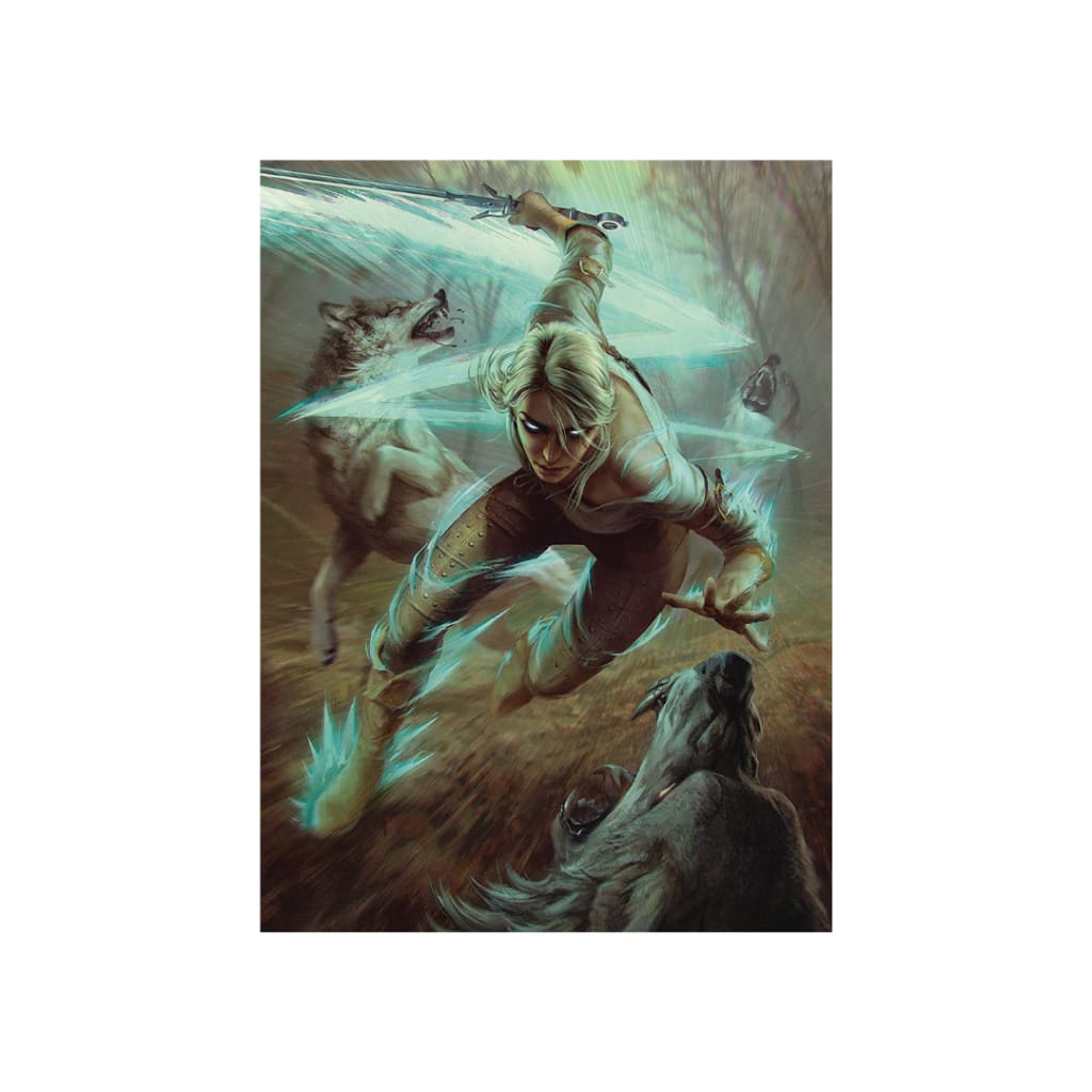 Witcher 3 Puzzle 1000PC Ciri And Wolves