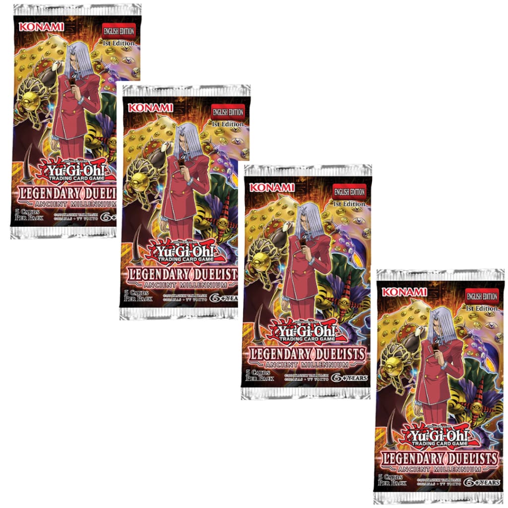 Yugioh Legendary Duelist Ancient Millenium 1st Edition Pack